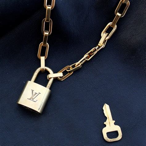 louis vuitton lock necklace mens|Louis Vuitton lock necklace price.